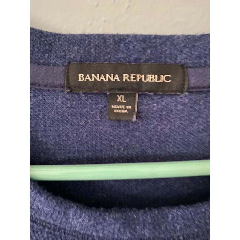 Banana Republic Blue Men's Crew Sweater Men's Size XL